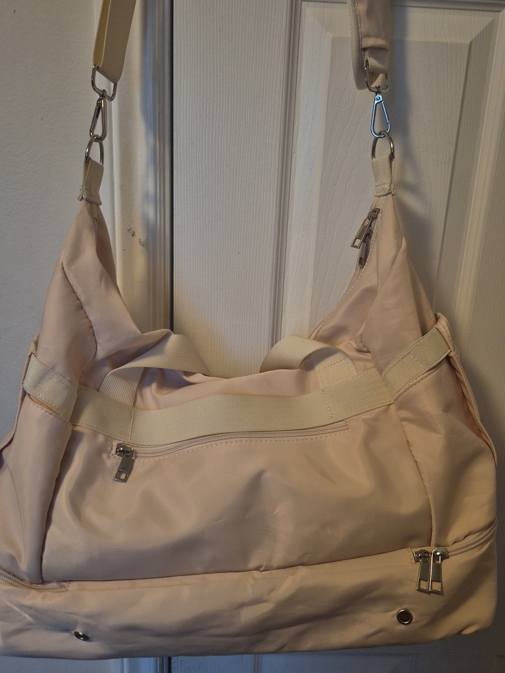 Everyday Lightweight Shoulder Bag in cream color